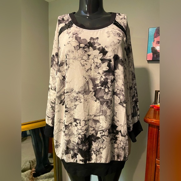 Women’s Lane Bryant Sheer Blouse ( 18-20 ) - Picture 1 of 4